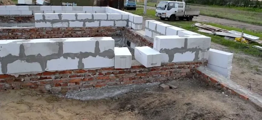 Строительство дома из газобетона